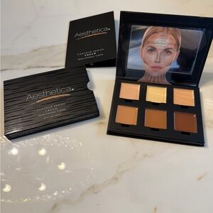 Aesthetica Cream Contour Palette with Tan and Brown Shades